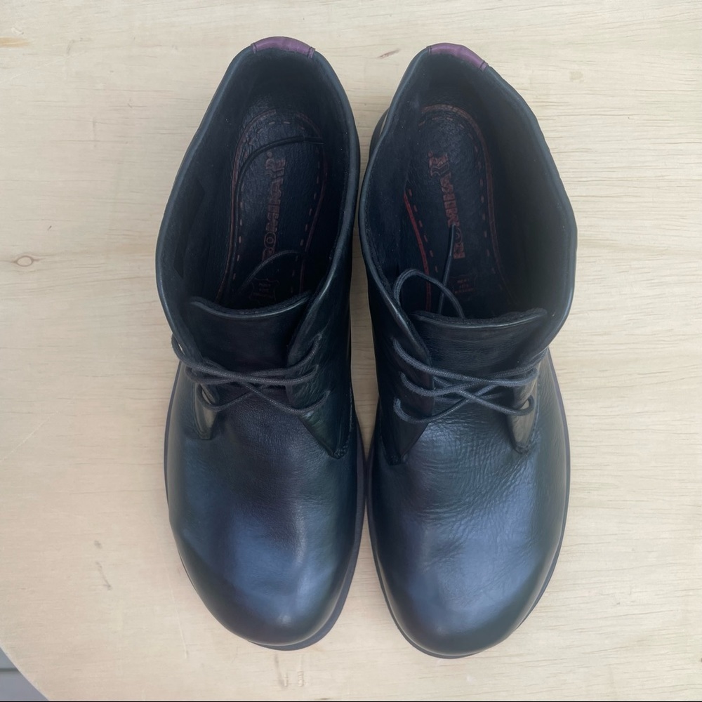Romika black leather lace up ankle boots 42 - Picture 5 of 15